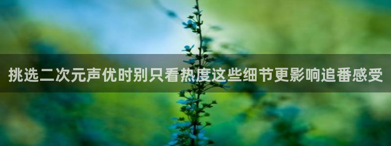 虫虫漫画分类大全:挑选二次元声优时别只看热度这些细节更影响追番感受配图